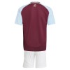 Oficiální Fotbalový Dres Aston Villa Domácí 2024-25 pro Děti